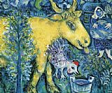 Marc Chagall The Farmyard painting